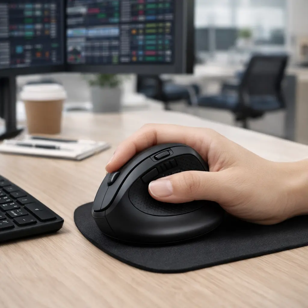 Mouse Inalámbrico Ergonómico W500 - Imagen 2